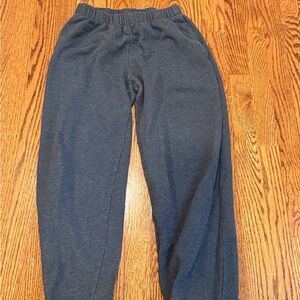 Brandy Melville Gray Sweatpants Relaxed Fit Cotton-Blend